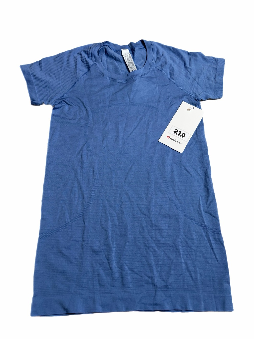 NWT Lululemon Swiftly Tech Short-Sleeve Shirt 2.0 *Hip Length (Prep Blue) Size 6